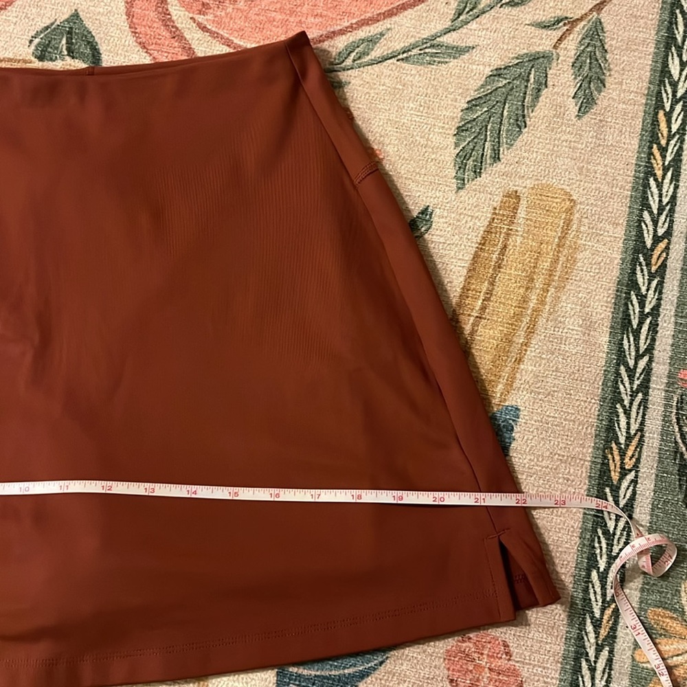 Girlfriend Collective Rust Mini Skirt - Picture 16 of 16